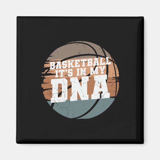 Basketbal zit in mijn DNA 1 Magneet (Voorkant)