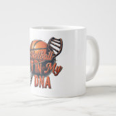 Basketbal zit in mijn DNA Grote Koffiekop (Voorkant rechts)