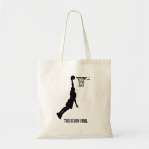 Basketbal: zo rol ik Tiener Kinder jongens Tote Bag