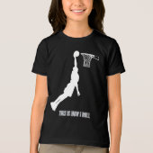 Basketbal: zo rol ik Tiener Kinder jongens Tri-Blend Shirt (Voorkant)