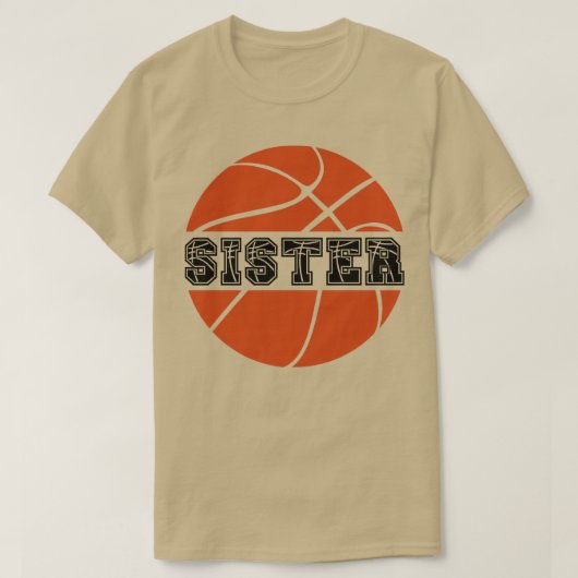 Basketbal Zuster 8 T-shirt (Design voorkant)