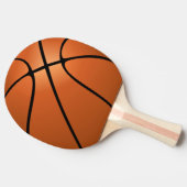 Basketbalachtergrond Tafeltennisbatje (Zijkant)