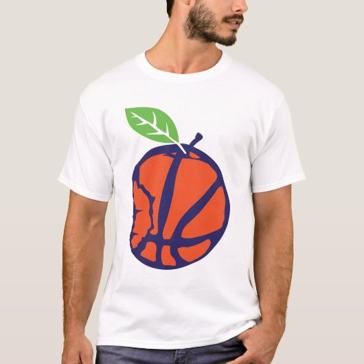 basketbalbal kroonappel apple 1 t-shirt (Voorkant)
