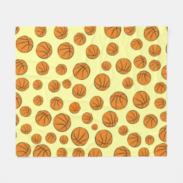 Basketbalballen Naadloos Patroon   Fleece Deken