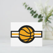 basketbalband briefkaart (Staand voorkant)