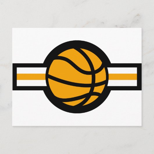 basketbalband briefkaart (Voorkant)