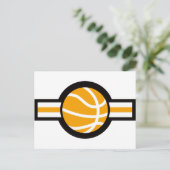 basketbalband briefkaart (Staand voorkant)