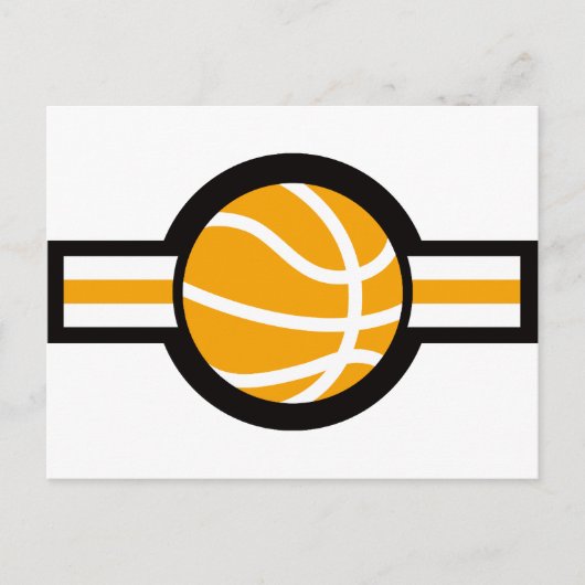basketbalband briefkaart (Voorkant)
