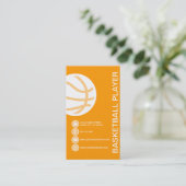BASKETBALbellen Visitekaartje (Staand voorkant)