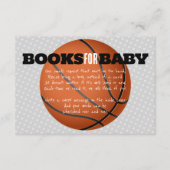 Basketbalboeken voor Baby Invite Enclosure Kaart (Voorkant)