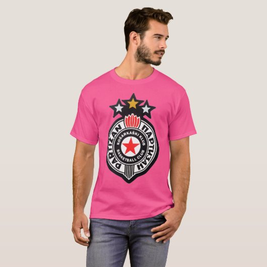 Basketbalclub Partizan Belgrado - KK Partizan - T-shirt (Voorkant volledig)