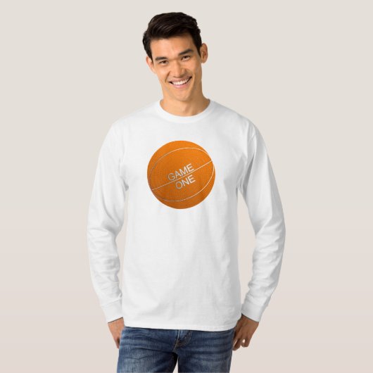 basketbalclub t-shirt (Voorkant volledig)