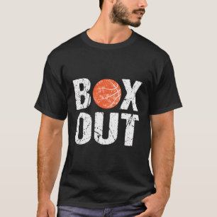 Basketbalcoach Funny Coaching Gezegde Box Out T-shirt