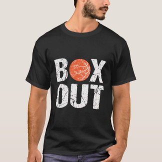 Basketbalcoach Funny Coaching Gezegde Box Out T-shirt