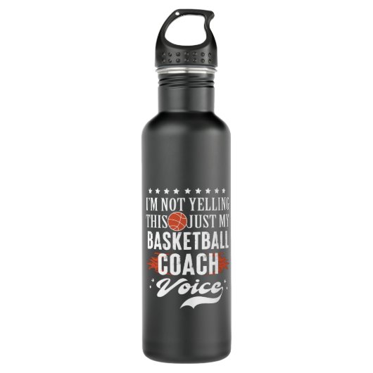 basketbalcoach | Ik bel niet Waterfles (Voorkant)