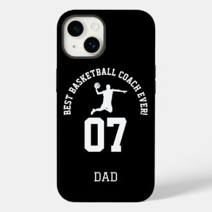 Basketbalcoach Jersey Nummer Ontwerp Case-Mate iPhone 14 Hoesje