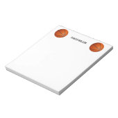 basketbalcoach notitieblok (Linkerzijde)