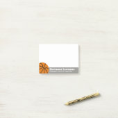 Basketbalcoach of leraar lichamelijke opvoeding post-it® notes (Op bureau)