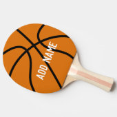 Basketbalcoach of leraar lichamelijke opvoeding tafeltennisbatje (Zijkant)