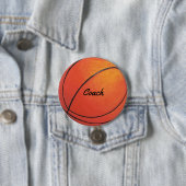 Basketbalcoach Ronde Button 7,6 Cm (In situ)