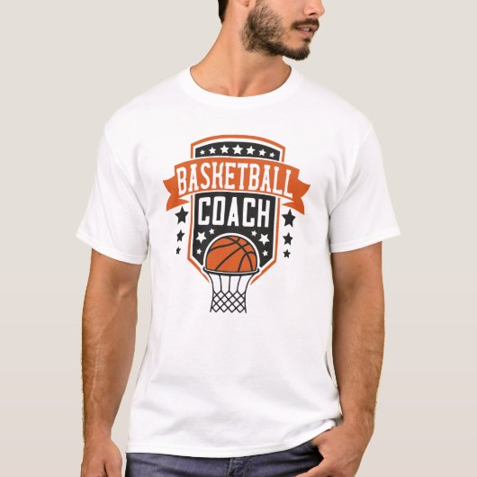 basketbalcoach t-shirt (Voorkant)