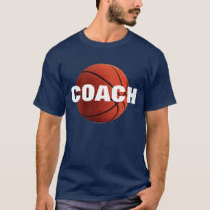 Basketbalcoach T-shirt - Navy Blue T - shirts