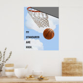 Basketbaldoelenposter Poster (Keuken)