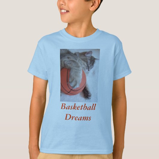 Basketbaldromen, T-shirt (Voorkant)