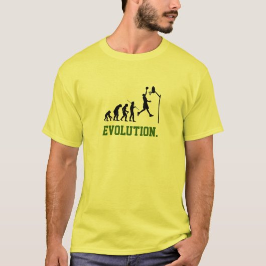 Basketbalevolutie T-shirt (Voorkant)