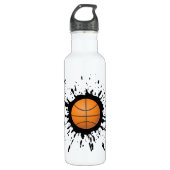 Basketbalexplosie Waterfles (Voorkant)