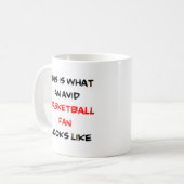 basketbalfan, enthousiast koffiemok (Voorkant links)