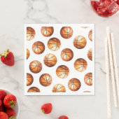 Basketbalfeestservetten Servet (Insitu)