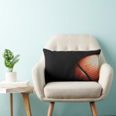 basketbalfoto dicht bij kussen (Stoel)