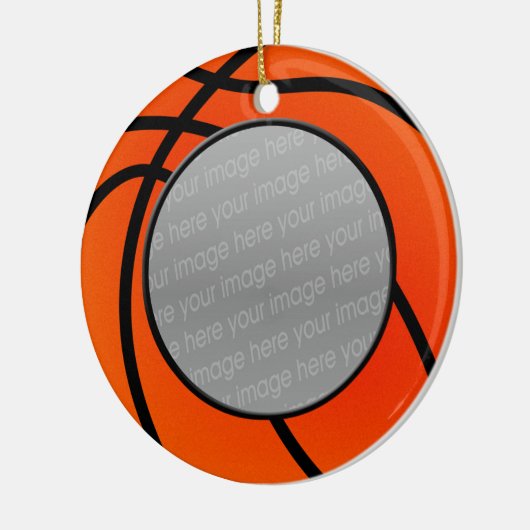 basketbalfoto ornament (Links)