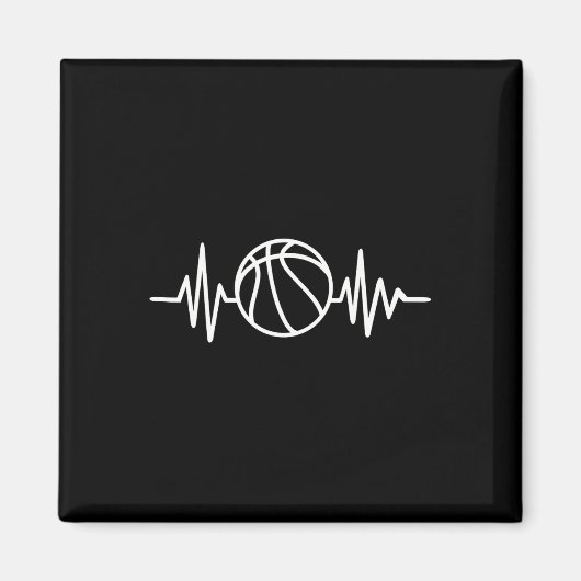 Basketbalfrequentie Magneet (Voorkant)