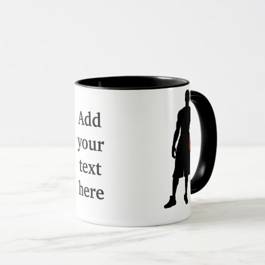 basketbalgeschenken mok (Voorkant rechts)