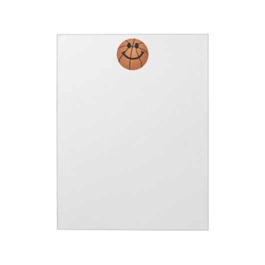 Basketbalgezicht Notitieblok (Linkerzijde)