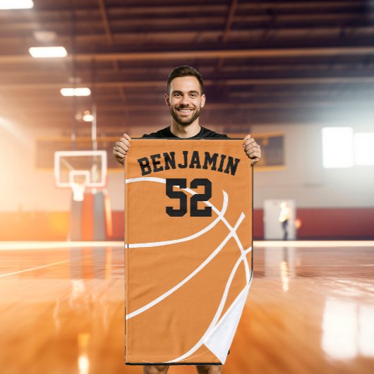 basketbalhanddoek, badhanddoek handdoek