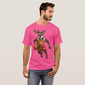basketbalhert t-shirt (Voorkant volledig)