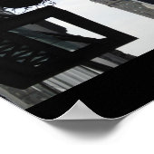 Basketbalhoepel in New York City. Poster (Hoek)