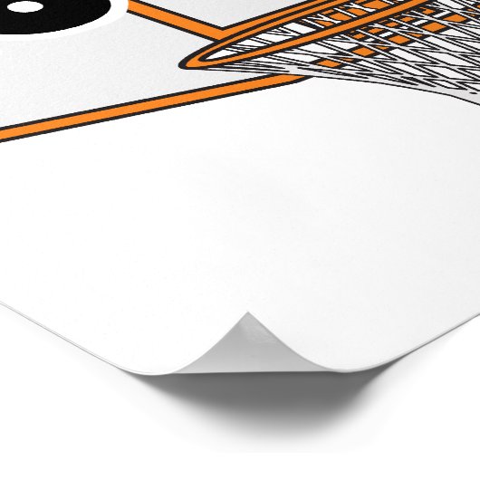 basketbalhoepel poster (Hoek)