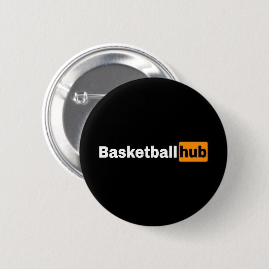 basketbalhub ronde button 5,7 cm (Voorkant /achterkant)