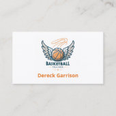 Basketbalinstructeur | Coach | Trainer Visitekaartje (Voorkant)