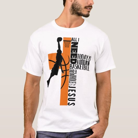 Basketbaljongen krijgt Kinder Mannen Alles wat ik  T-shirt (Voorkant)