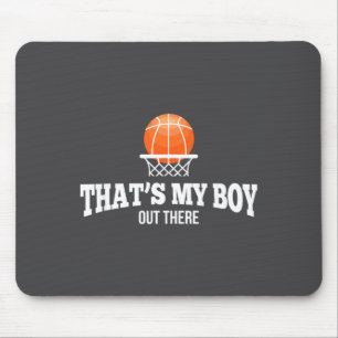 Basketbaljongen voor mama papa oma opa muismat