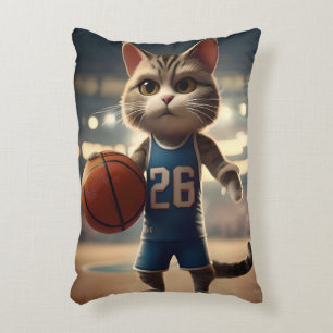 basketbalkat, accent kussen