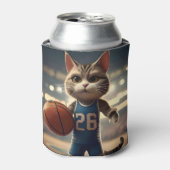 basketbalkat, blikjeskoeler (Blikje Voorkant)