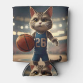 basketbalkat, blikjeskoeler (Voorkant)