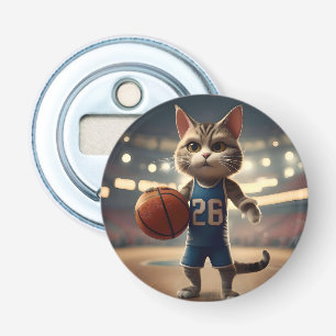 basketbalkat, button flesopener