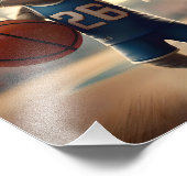 basketbalkat, foto afdruk (Hoek)